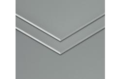 China Silver 5mm Fire Rated Core 1220*2440mm ACM Sign Panels supplier