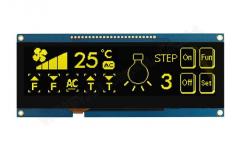 China OLED Module 5.5'' 256*64 Monochrome COF with touch Winstar replace display supplier