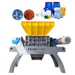Automatic Single Shaft Plastic Shredder Crusher Combination Machine for Manufacturing Plants Farms for Abs Pc Ps pa Pppe for sale