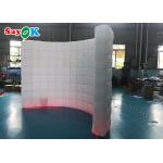 Event Exhibition Inflatable Photo Booth Wall Background Frame With LED Light