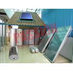 High Performance Split Solar Water Heater Flat Plate Blue Titanium Coating  for sale