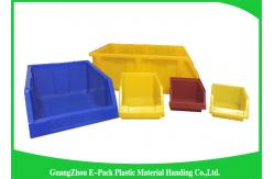 China Open Fronted Warehouse Storage Bins Stackable Recycled Long Service Life supplier