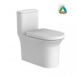 SASO 1 Piece Toilet Bowl Siphonic Jet Flushing / Washdown for sale