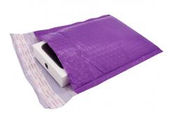 China Opaque Purple Poly Bubble Mailers 6x10 Padded Envelopes with 80gsm bubble supplier