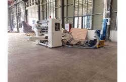 China N Folding Hand Paper Towel Converting Machine / PLC Towel Making Machine supplier
