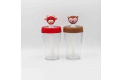China Reusable Tritan Transparent Plastic Water Bottle Unique Shaped supplier