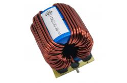 China 100uh 10a power common mode choke toroidal flat wire inductor supplier