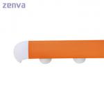 ISO Hospital Corridor Handrail PVC ABS Aluminum Alloy Corrosion Prevention for sale