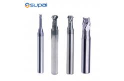 China Tungsten Carbide Back Chamfer End Mill 4 Flute Coated 60 Degree supplier