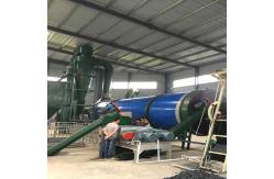 China Three Channels Rotary Drum Dryer With Cyclone Dust Collector supplier
