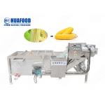 Ozone Air Bubble Vegetable Washing Machine 3.75KW With Water Circulating System for sale