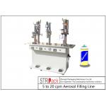 Semi Automatic Bottle Filling Line / Liquid Filling And Sealing Machine for sale