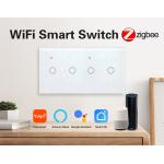 Smart Tuya Zigbee Switch App Remote Control 4 Gang Support Google Assistant Amazon Alexa for sale