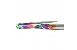 China High Efficiency Tungsten Solid Carbide Ballnose End Mill 4 Flutes For Aluminum supplier