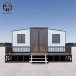 Grade 8 Earthquake Resistance 20FT Premade Houses with Broken Bridge Aluminum Window for sale