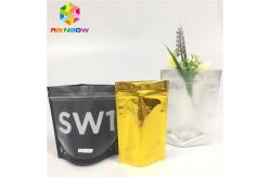 China Foil Laminated Mylar Snack Bag Packaging Custom Printed Clear Front Doypack Pouch supplier