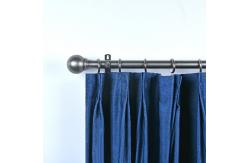 China 25mm Pipe Curtain Rods Sand Black Three Dimensional Sphere supplier