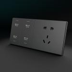 50000 Hours Remote Smart Switch 220V 10A Wifi Dimmer Switch For Led Lights for sale