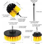 Drill Brush Set  Power Scrubber Pad Sponge Kit with Extend Attachment