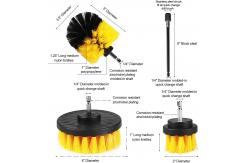 China Drill Brush Set  Power Scrubber Pad Sponge Kit with Extend Attachment supplier