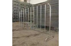China Galvanized Road Safety Metal Pedestrian Crowd Control Barrier Temporary Fencing 1.1M supplier