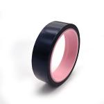 2.5mil Black ESD Polyimide Heat Resistant Tape For Oven Glass for sale