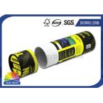 Sport Products Custom Paper Tube Packaging With Full Color Printing / Laminated for sale
