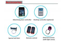 China RFID Pedestrian Gate Access Control Advertising Door In Community supplier