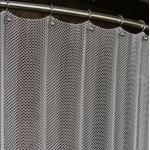 Aluminum Decorative Wire Mesh Architectural Stainless Steel Spiral Woven Partition Curtain for sale