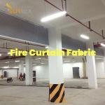 High Temperature Fireproof Silicone Coated Fiberglass Fabric Fire Curtain High-Quality Fire Protection for sale