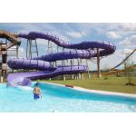 Custom Amusement Park Rides Fiberglass For Fun Tube Slide Aqua Play Above Ground Water Park for sale