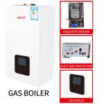 Hot Water Gas Wall Hung Boiler White  Shell Top Component  Copper Heat Exchanger Dual Function for sale