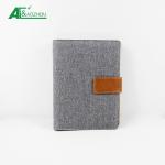 Middle size PU leather big buckle 80 sheet  Refillable Ring Binder organizer for sale