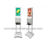 21.5 Inch Android Lcd Advertising Player AC 110V - 240V Wireless Digital Signage with floor stand base for sale