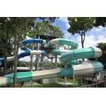 Outdoor Park Swimming Pool Tube Fiberglass Water Slide Parts Play Equipment for sale