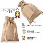 Environmental Protection Jewelry Bags Cotton Coffee Bean Storage for sale