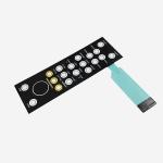 Industrial Tactile Membrane Keypad , PET LED Backlight Membrane Switch