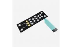 China Industrial Tactile Membrane Keypad , PET LED Backlight Membrane Switch supplier