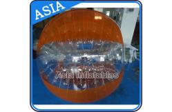 China Exciting Half Transparent Inflatable Bubble Ball Suit For Football Soccer Game supplier