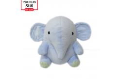 China Odorless ECO Friendly Blue Elephant Plush Toy For Baby supplier