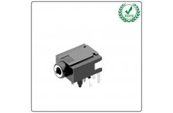 China Pcb Mount 8 Pin Terminals Female 3.5 Audio Jack Socket Black supplier