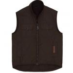 High Collar Men'S Canvas Work Vest Jacket With Pockets Formal Style for sale
