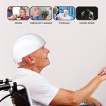 White Black 810nm Infrared Photobiomodulation Brain Helmet For Depression for sale