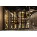 Wine Cabinet Custom Solid Stainless Steel Arched for sale