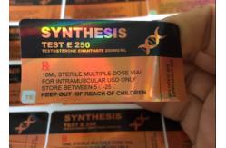 China Synthesis Anabolics test Enanthate 250mg 10ml Vial Labels supplier