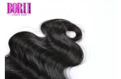 China Virgin Body Wave Extensions , 3 Bundles Malaysian Hair With Closure Unprocessed supplier