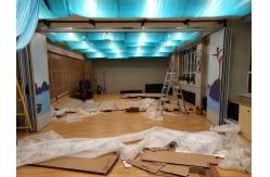 China Environmentally Auditorium Or Classroom Wall Partitions / Portable Soundproof Room Dividers supplier