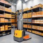 Electric Pallet Stacker 1 Ton 3.5m Self Loading Lifting Stacker Pallet Truck for sale