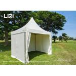 Strong 3x3m Aluminium Small Pagoda Canopy Tent With Plain PVC Sidewalls for sale