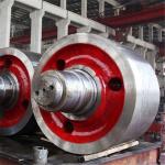 200 Tons 500 TPD Chemical Rotary Kiln Supporting Roller and cement plant machine parts for sale